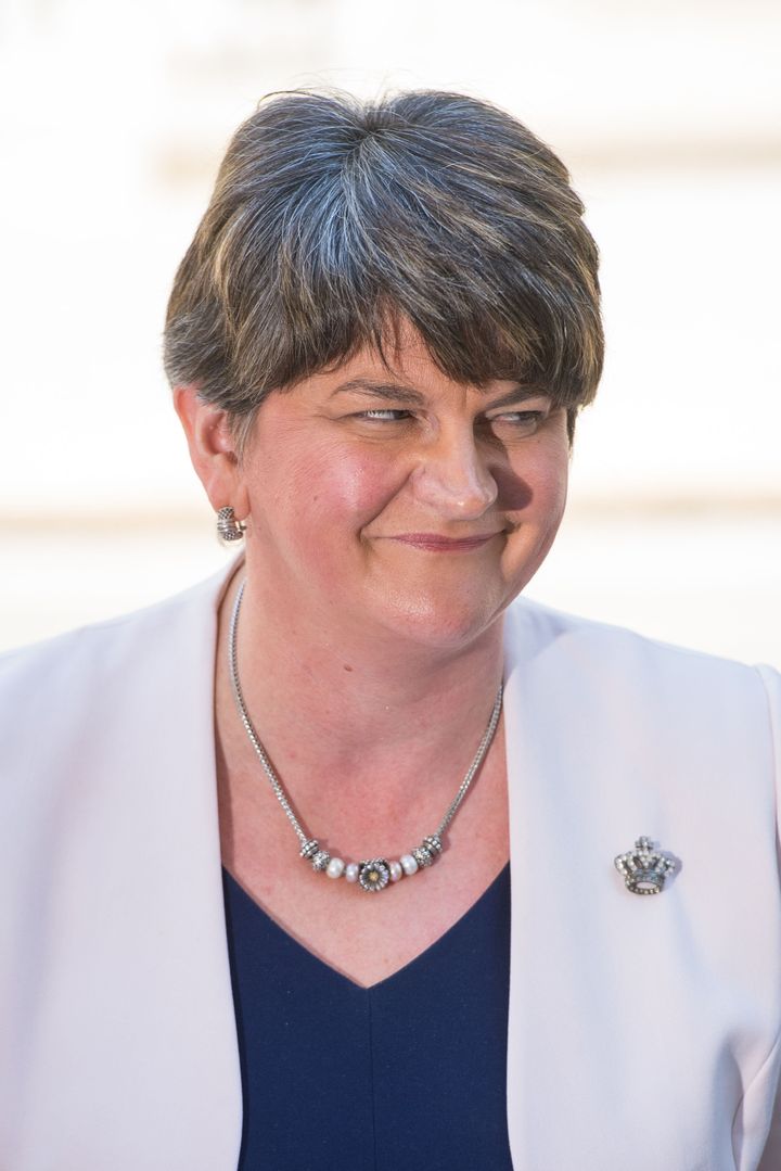 <strong>The DUP, led by Arlene Foster, had signed a letter opposing the family cap but has since signed a supply and confidence deal with the Tories</strong>