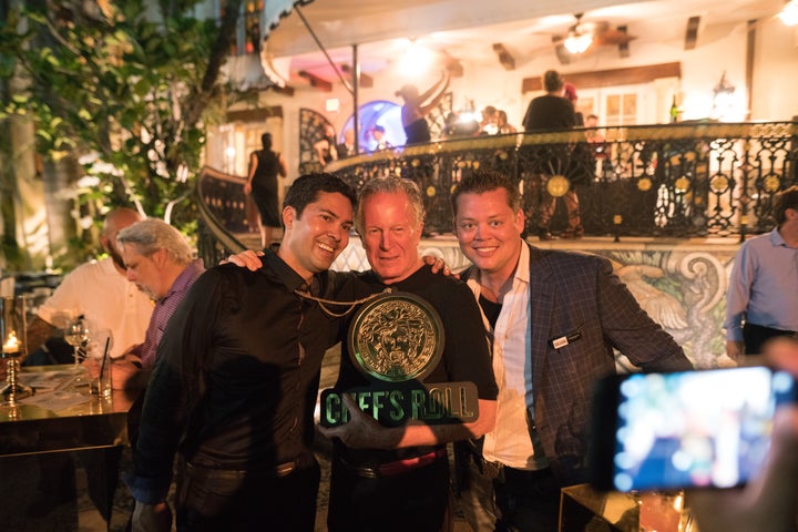 <p>Frans van der Lee, Jeremiah Tower and Thomas Keslinke </p>