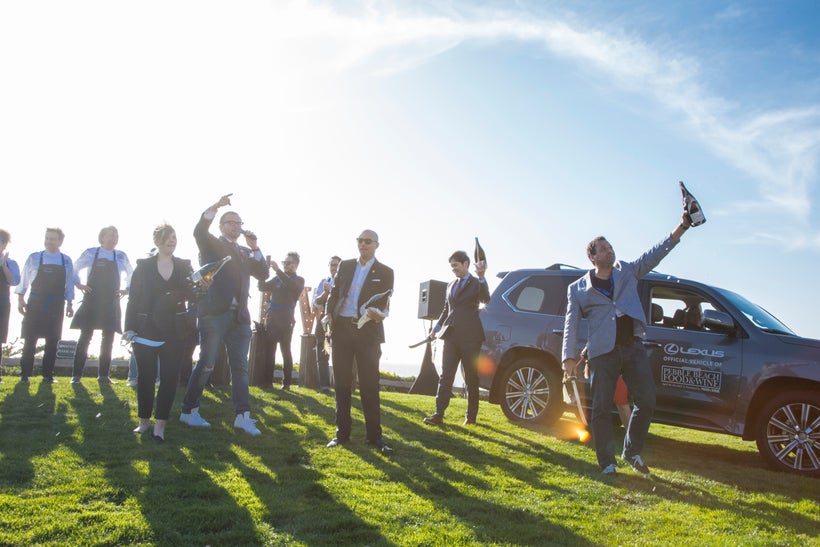 Chefs & Sommeliers Descend on Pebble Beach, Sabers, Champagne and Aprons