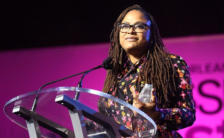 Ava DuVernay speaks onstage at the 2017 Essence Festival.