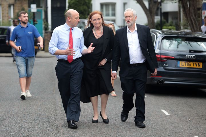 Emma Dent Coad visits the scene with Jeremy Corbyn