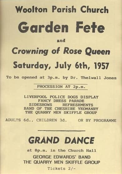 <p>Poster advertising the St. Peter’s Church fête, July 6, 1957</p>