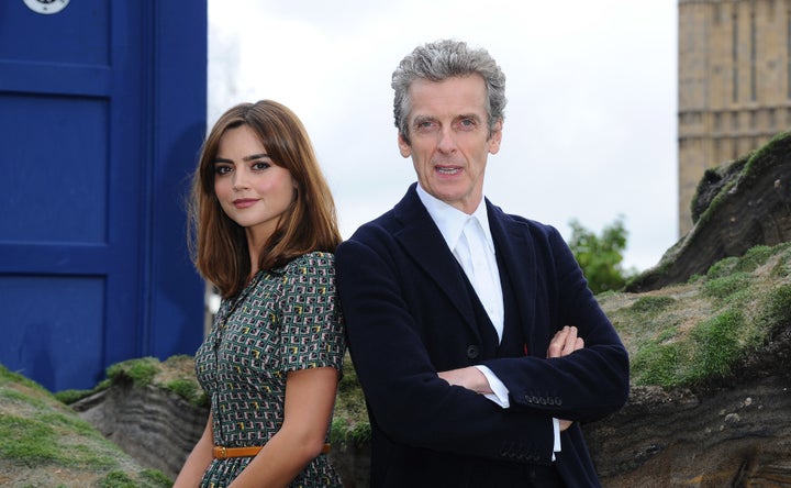 Jenna Coleman and Peter Capaldi