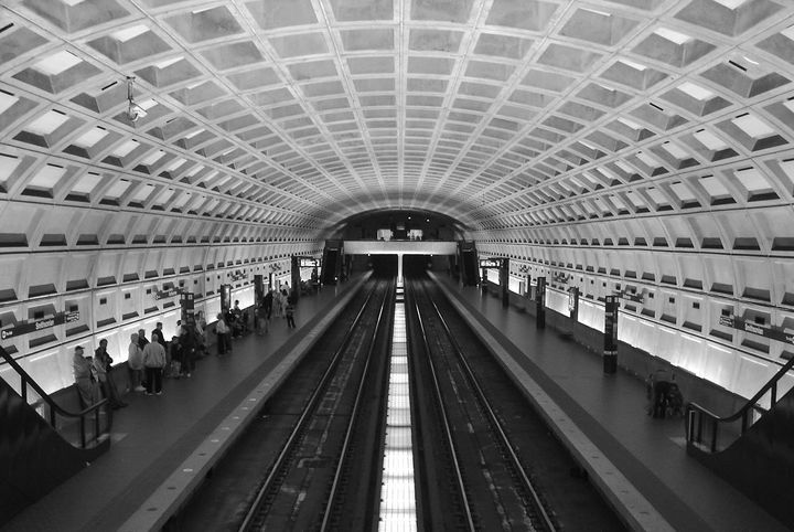 Washington Metro, designed by Harry Weese, 1966-1976. 