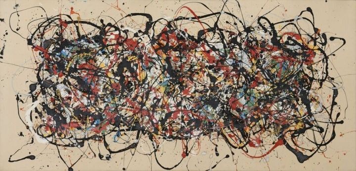 <p>Mike Bidlo: After Jackson Pollock, 1983, acrylic on canvas</p>