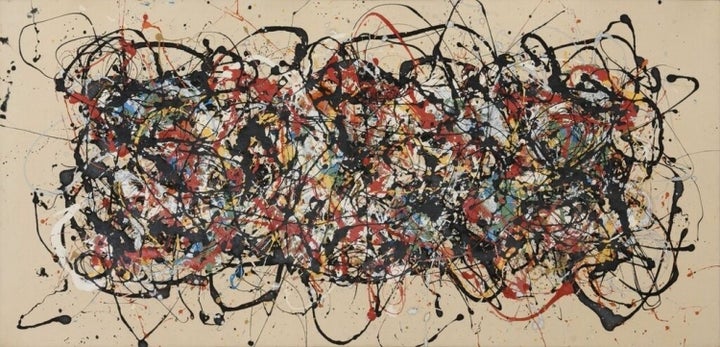 Mike Bidlo: After Jackson Pollock, 1983, acrylic on canvas