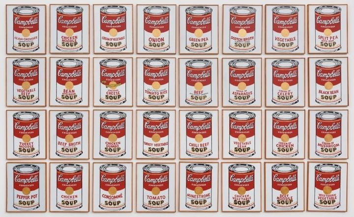 Gregg Gibbs: After Andy Warhol: Very Soupy, 2012, Acrylic on canvas, 100 x 68 x 34 in