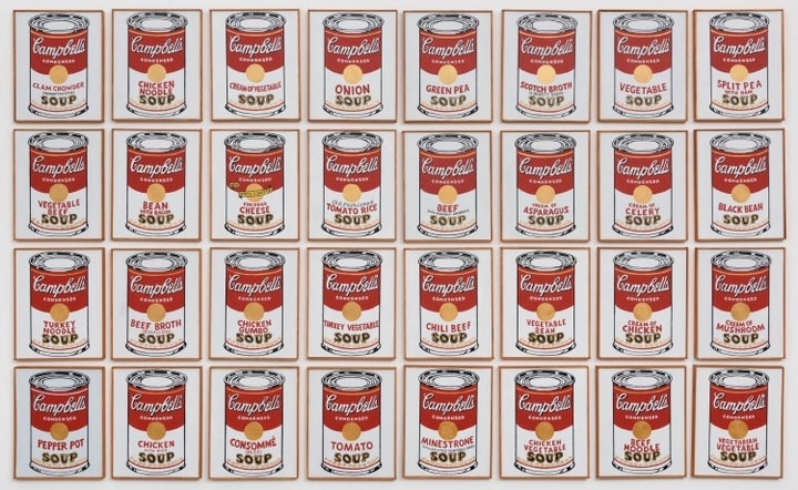 Gregg Gibbs: After Andy Warhol: Very Soupy, 2012, Acrylic on canvas, 100 x 68 x 34 in