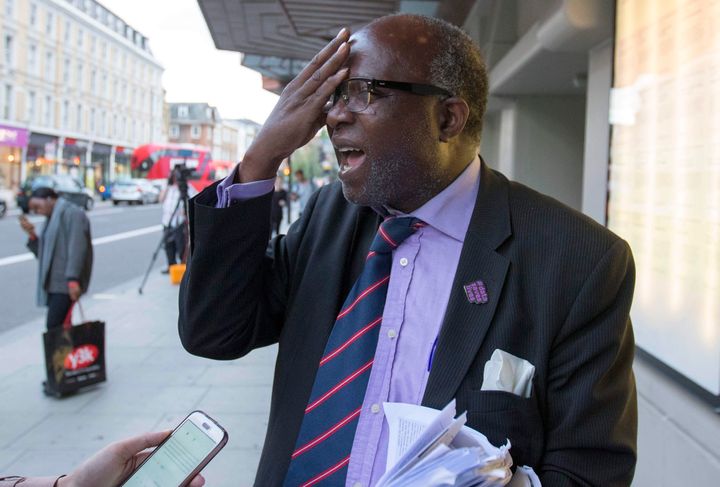 Chris Imafidon said he felt 'insulted' that victims’ families were not allowed to ask questions