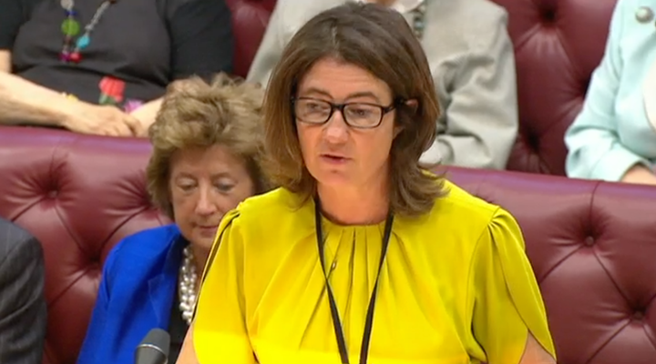 Home Office minister Baroness Williams of Trafford heckeld in the Lords for refusing to answer.