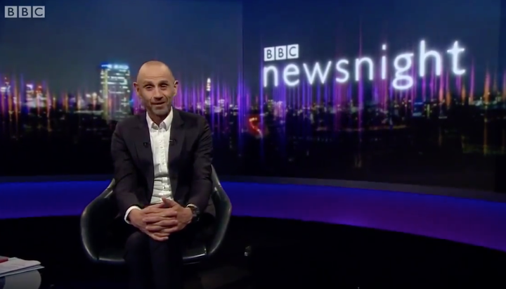 Evan Davis on 'Newsnight'