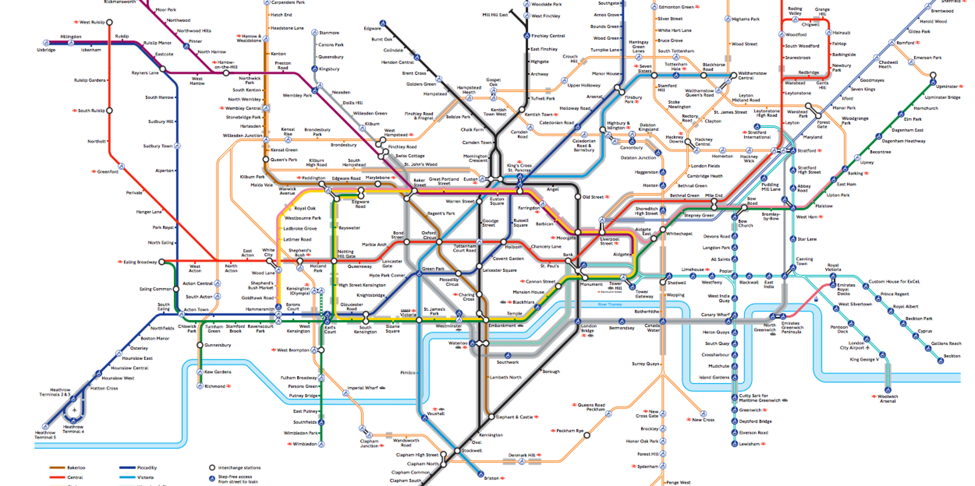 Tfl Releases New Tube Map To Help People With Claustrophobia Avoid