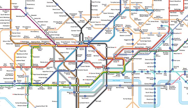 Tfl Releases New Tube Map To Help People With Claustrophobia Avoid