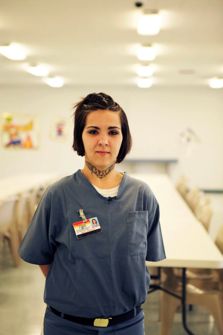 Jennifer Mee at her prison in Ocala, Florida 