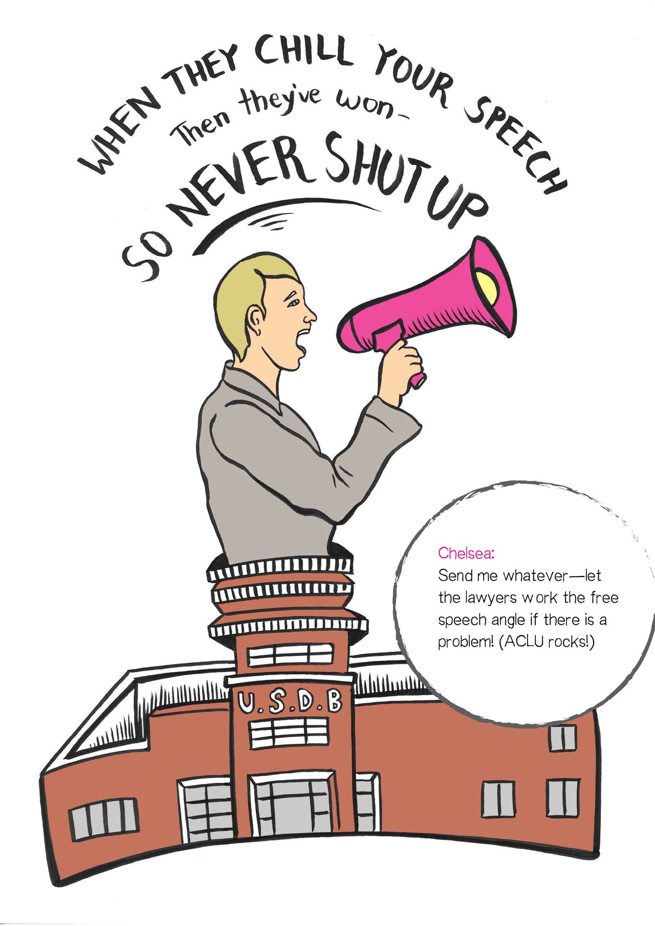 Heather Dewey-Hagborg and Chelsea Manning, "<em>Suppressed Images</em>," 2016. Illustrated by Shoili Kanungo.