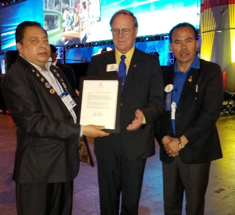 Paneru Received The Award In Chicago.