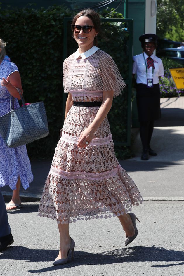 Pippa Middleton Takes The Nearly-Naked Trend To Wimbledon