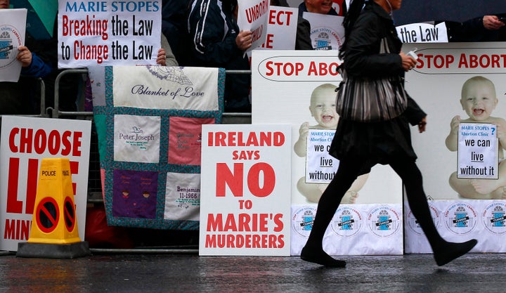 Access to abortion is illegal in Ireland even in the case of rape, incest, or a fatal fetal abnormality. Women can only access the procedure if their lives are threatened by the pregnancy. 