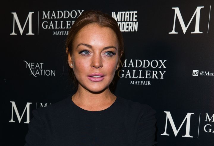 Lindsay Lohan urged her Twitter followers to "start trusting" Donald Trump.