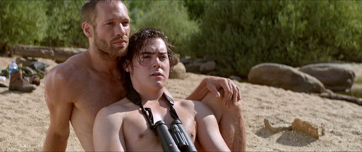 Paul Hamy and Xelo Cagiao in a scene from The Ornithologist 