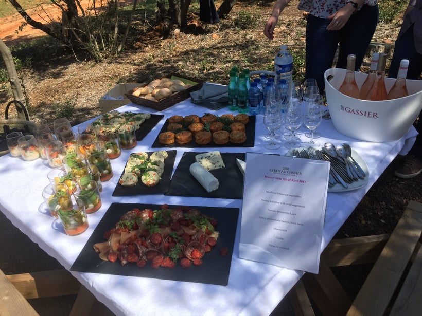 <em>Pairings for our tasting with the Provence Rosé</em>