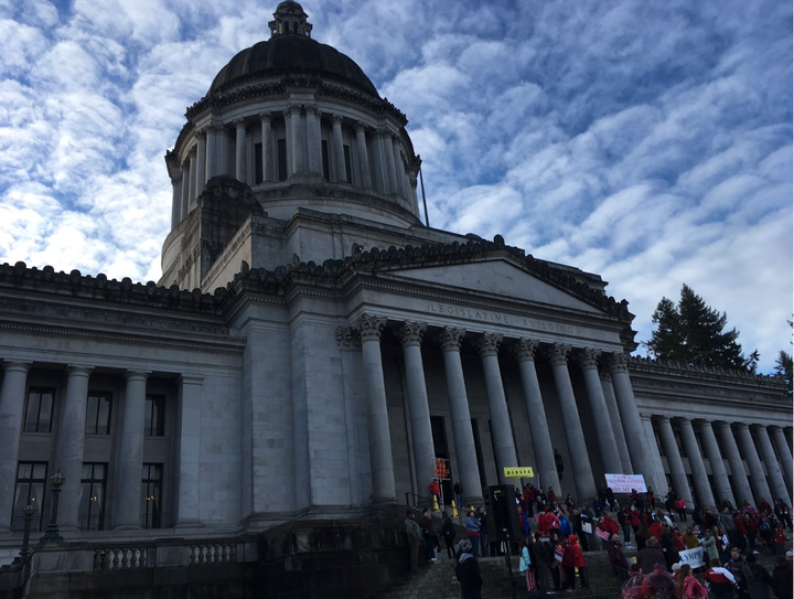 <p>Olympia on MLK day.</p>