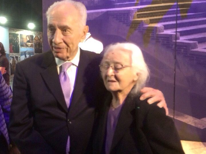 Liza with President Shimon Peres, 2015