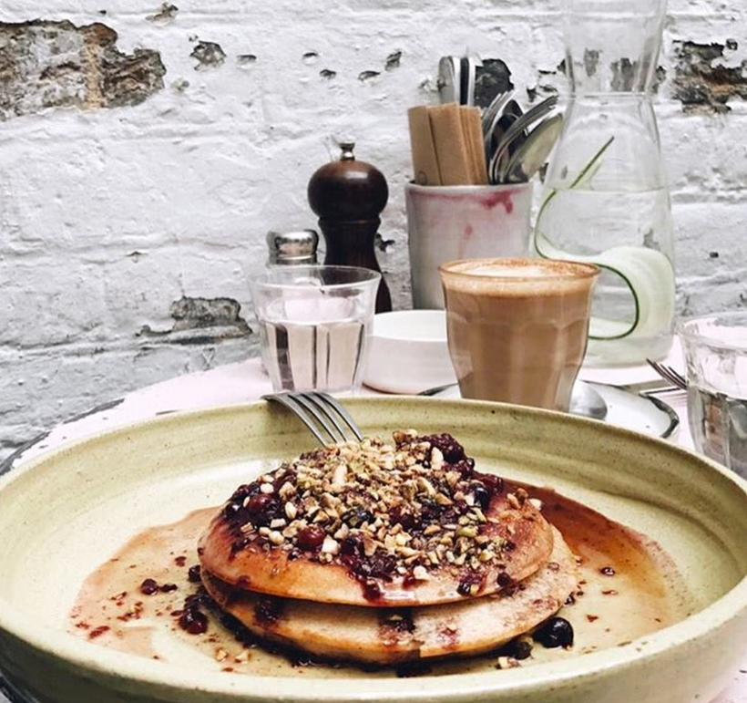 Pancakes at Farm Girl Cafe