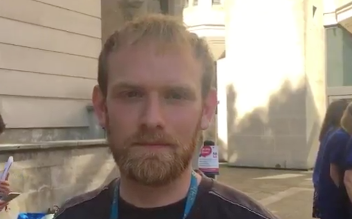 <strong>Student nurse Daniel Langley says £547 per month isn't enough</strong>