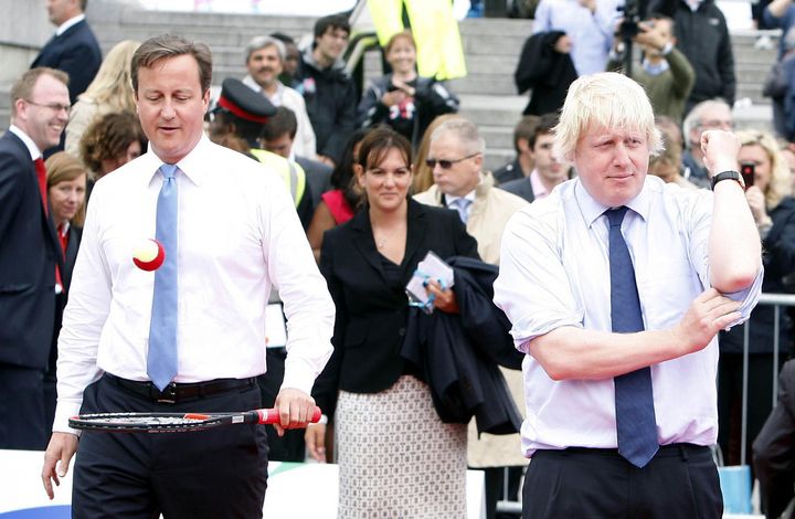 David Cameron and Boris Johnson