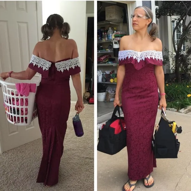 To Prove A Point This Woman Wore Her 90s Bridesmaid Dress