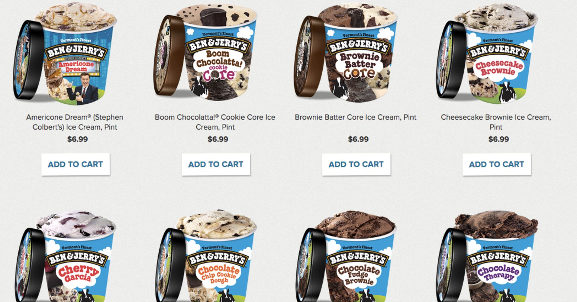 You Can Now Find All Your Favorite Ben & Jerry's Flavors Online HuffPost