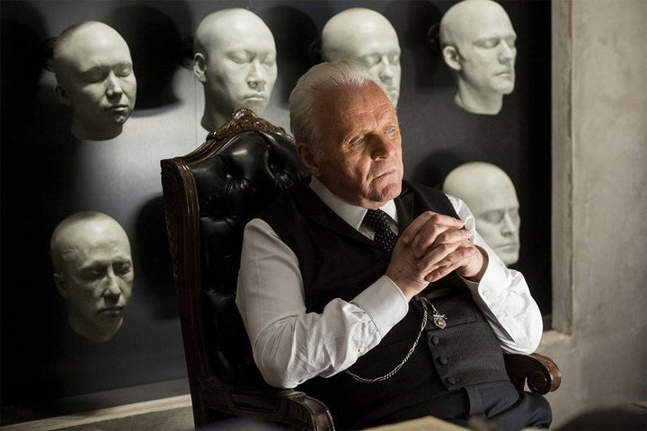 Anthony Hopkins as a "Westworld" character Papsidera described as "a good guy, bad guy, Walt Disney."