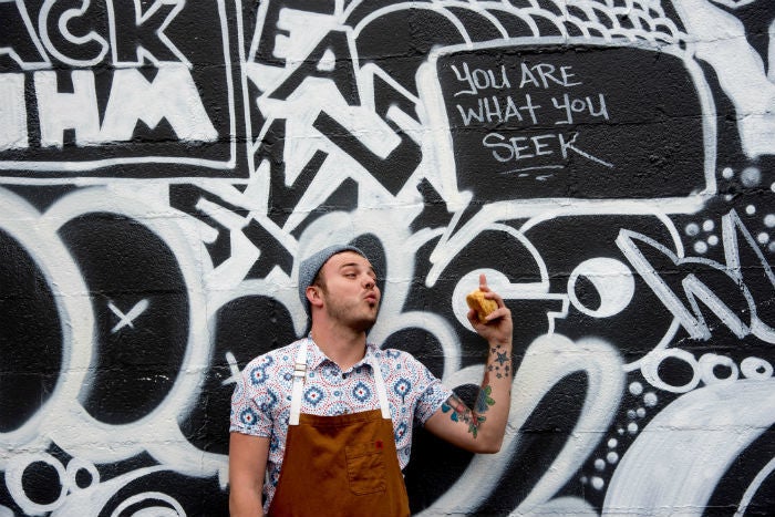 <p>Chef Brandon Frohne of Holler & Dash</p>
