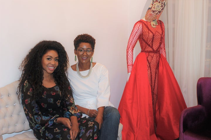 <p>With the designer Esé Azénabor and one of her many unique creations Image via <a href="https://www.mark541.com/541now" target="_blank" role="link" rel="nofollow" class=" js-entry-link cet-external-link" data-vars-item-name="Mark 541 Digital Media" data-vars-item-type="text" data-vars-unit-name="595e510be4b08f5c97d0678f" data-vars-unit-type="buzz_body" data-vars-target-content-id="https://www.mark541.com/541now" data-vars-target-content-type="url" data-vars-type="web_external_link" data-vars-subunit-name="article_body" data-vars-subunit-type="component" data-vars-position-in-subunit="15">Mark 541 Digital Media</a> </p>