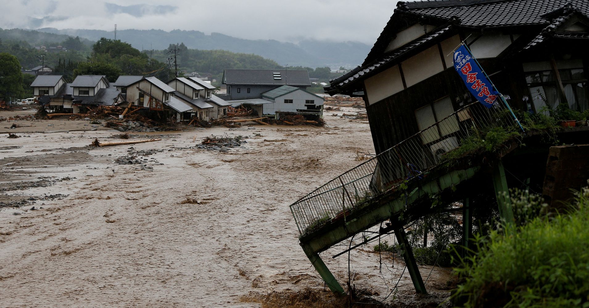 Japan Floods Force Nearly 80,000 From Homes, Leave At Least 6 Dead ...