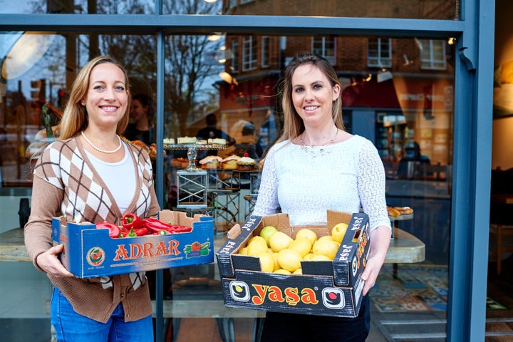 OLIO founders Saasha Celestial-One (L) and Tessa Cook (R)