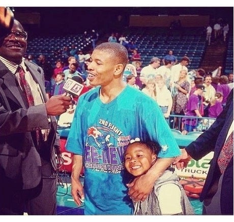 My dad and I after a play off game