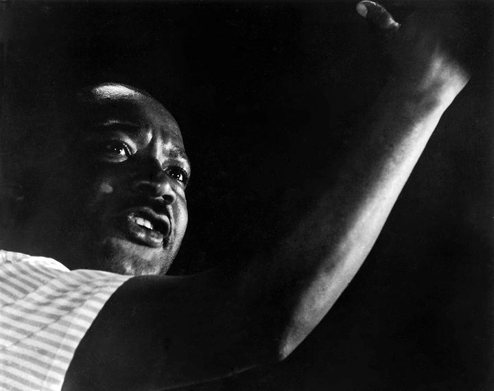 Dr. Martin Luther King, Jr., Canton, Mississippi, 1966. 
