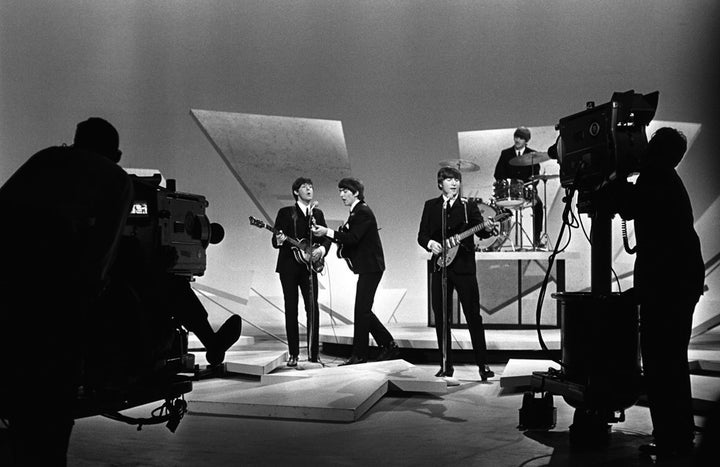 The Beatles on “The Ed Sullivan Show, New York City 1964. 