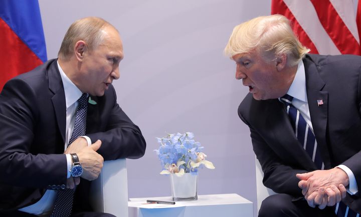 Donald Trump met with Vladimir Putin at the G-20 summit in Hamburg, Germany, on Friday and Redditors couldn't resist reimagining the encounter.