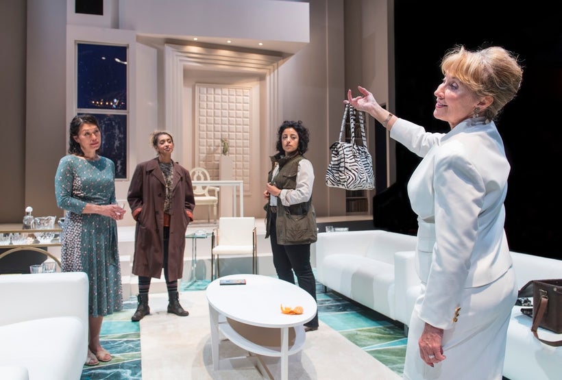 Mia Tagano, Sam Jackson, Denmo Ibrahim, and Lorri Holt in a scene from <strong><em>Splendour</em></strong>