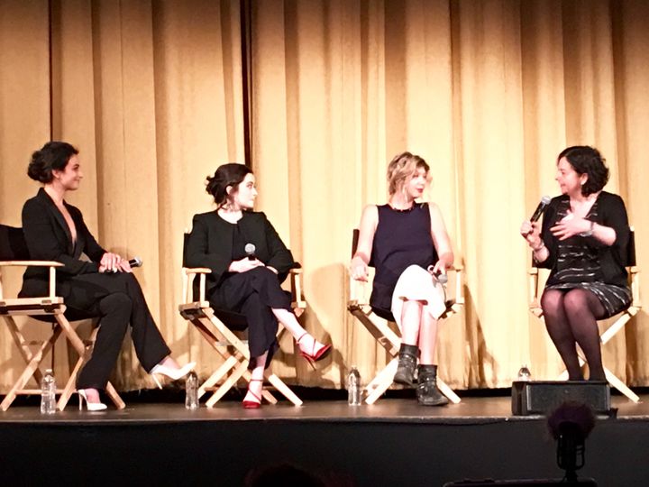 Jenny Slate, Abby Quinn, Elisabeth Holm talk about the film with Rachel Rosen, Programming Director, SFFILM