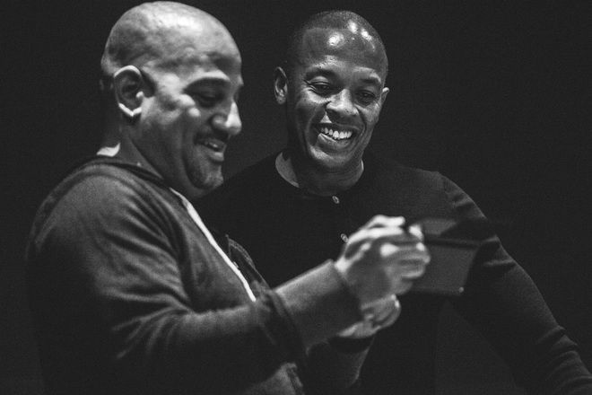 Allen Hughes and Dr. Dre.