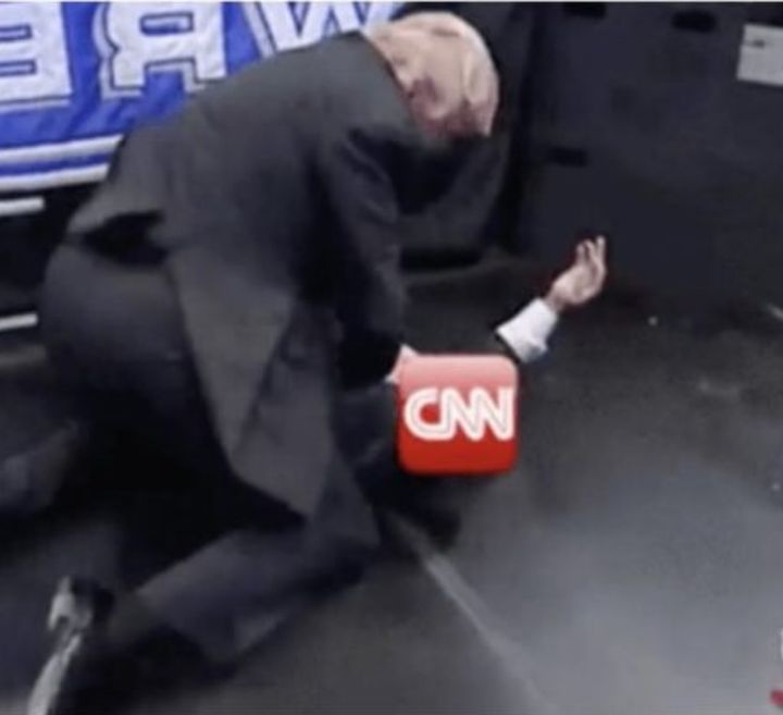 The sitting President of the United States posted this fabricated video of him “physically attacking” the cable news network CNN.