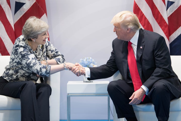 <strong>Prime Minister Theresa May holds talks with US President Donald Trump on the margins of the G20 summit in Hamburg.</strong>