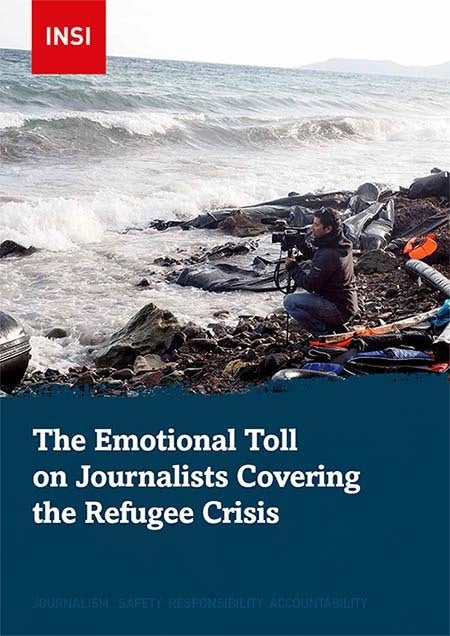 <em>Screen shot of INSI report summary of emotional toll on journalists</em>