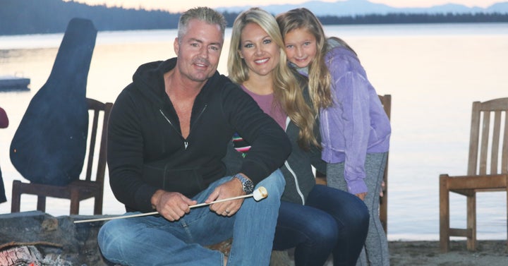 CA Assemblyman Travis Allen with his wife and daughter.