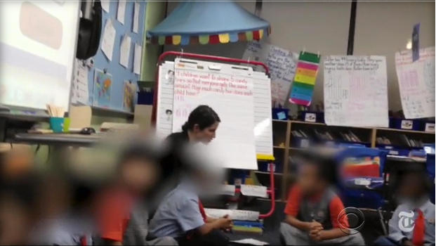 An undercover video shows a Success Academy charter school master teacher belittling first grade students and tearing up the work of a child who answered a math question incorrectly.