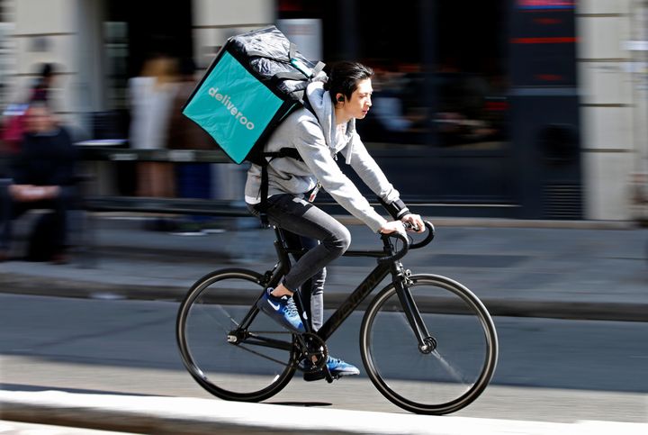 Food app Deliveroo has become emblematic of problems within Britain's 'gig economy'